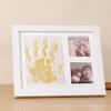 DIY Keepsake Baby Hand and Footprints Kit Clay Handprint Keepsake Frame  Gift for Parents