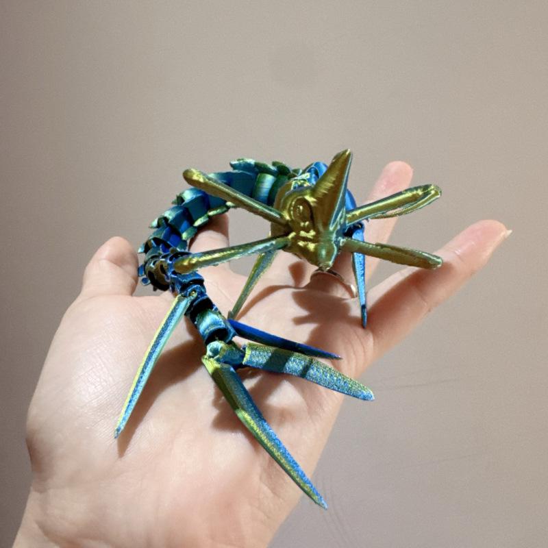 Maya Blue Leviathan Sea Monster: 3D-Printed Deep Sea Giant Dynamic Model