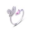 Lindon Classic 925 Sterling Silver Zircon Ring Ladies Jewelry Wedding Promise Party Gift