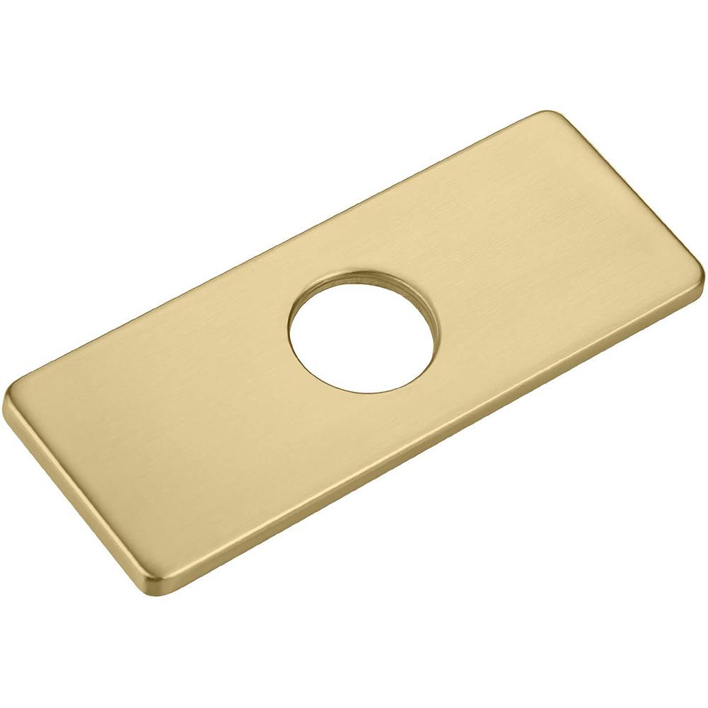 Deck Plate Cover Bathroom Sink Cover Easy Installation Elegant Touch Modern Look Rust Resistant Bathroom Decor