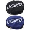 2Pcs Black+Blue Travel Laundry Bag 20.5"×20“ Travel Storage Bag  with Handles and Carabiner