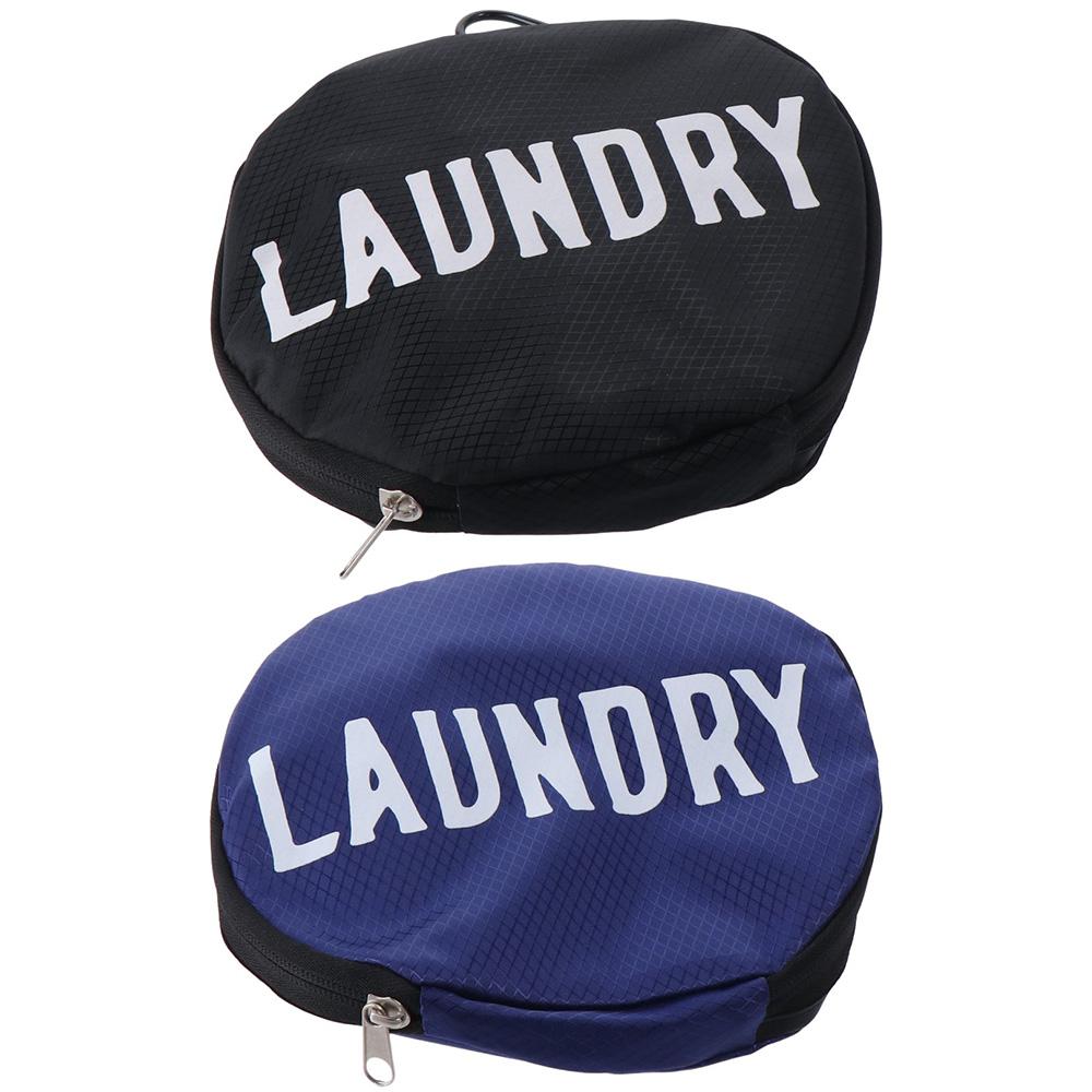 2ks černá+modrá cestovní taška na prádlo 20,5" × 20" cestovní taška s držadly a karabinou