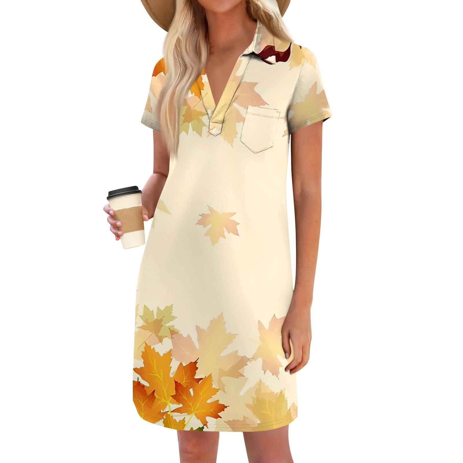 

Женская мода повседневная свободная футболка с коротким рукавом и V-образным вырезом с маленьким карманом XL жёлтый