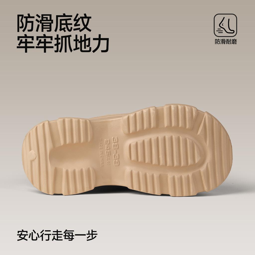 2025 new bow cotton shoes home indoor velvet warm outer wear heightening non-slip snow boots