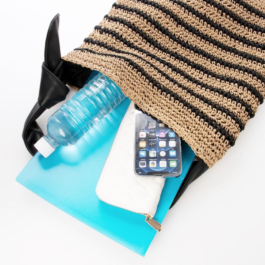 Kashkash Patterned Border Crochet Tote Bag, 10-00-02840, Women's, IV