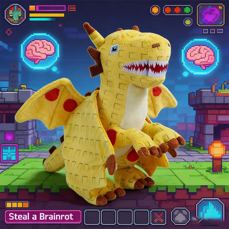 Neue Steal A Brainrot WL Shark Cannelloni Drachen Plüschtiere Niedliche Anime-Spiel-Peripheriegeräte Sammlerfiguren Puppen Kindergeschenke