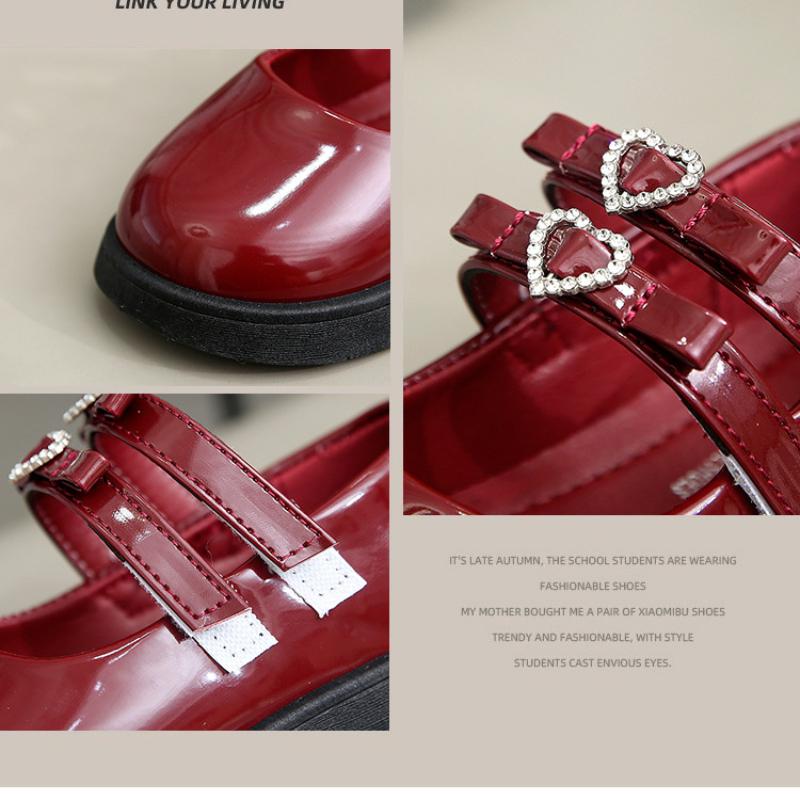 Spring and Autumn New Fashion Love Comfortable Soft Sole Leather Shoes
