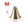 Cattle Sheep Copper Bell Super Loud Wind Chime Horse Cat Dog Livestock Bell Horn Hand-cranked Bell Outdoor Doorbell Ornament 1Pc