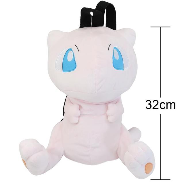 Cute Backpack Kawaii Japanese Style Plush Bag Gengar Eevee Snorlax Backpack Schoolbag Cosplay Props Fashion Gifts