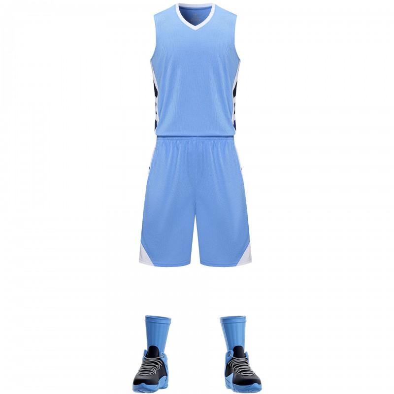 Kids Adult Basketball Jersey Set Moisture Wicking Breathable Sports Training Uniforms