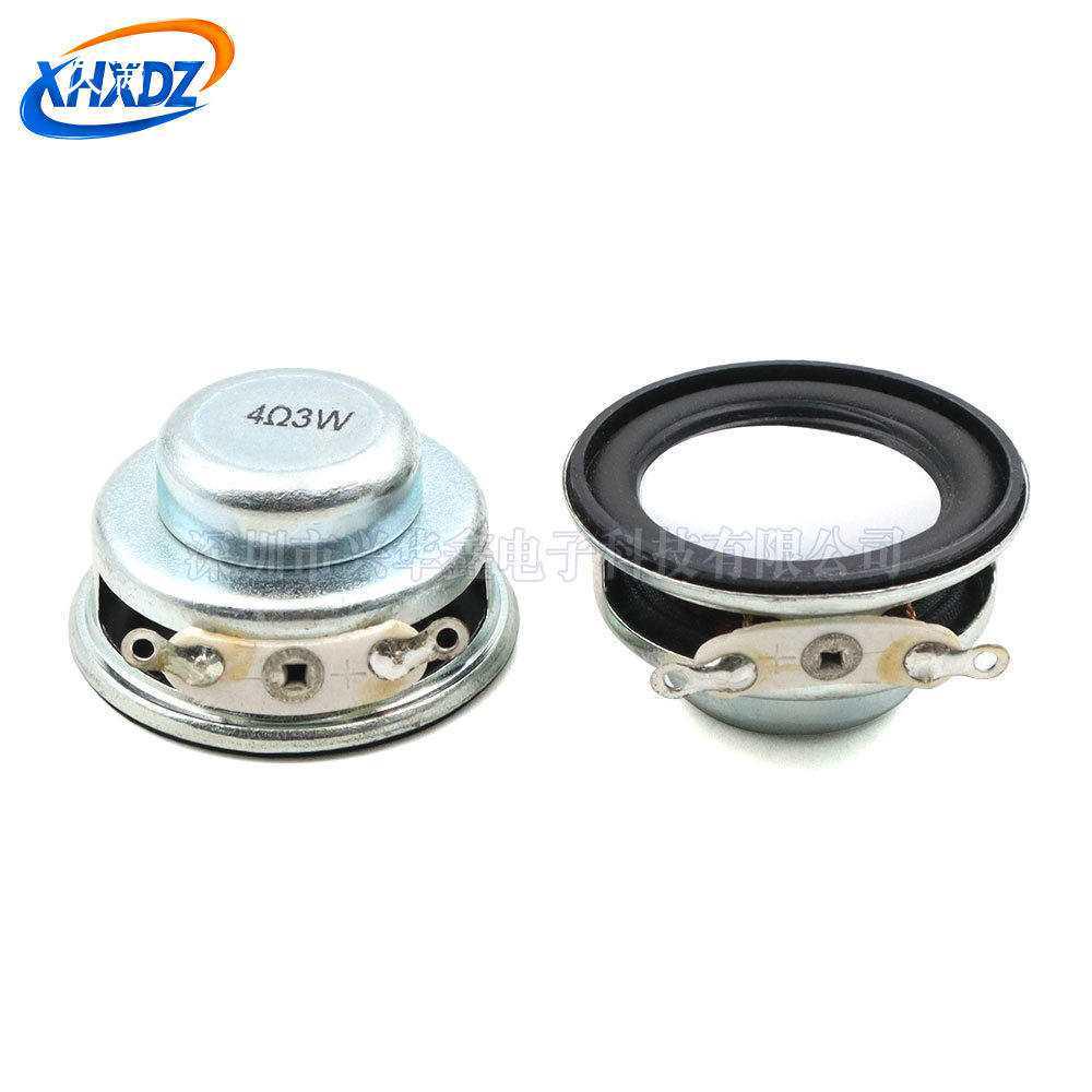 31mm Diameter Full-Frequency Bluetooth Speaker, 4 Ohm, 3 Watt, PU Edge Bass, Compact Round Design