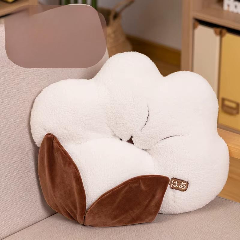 

Креативная новая декоративная подушка из капкана, подушка из хлопка, подушка для дивана, подушка для спальни, сосновая шишка, поддерживающая талию, подарок на день рождения 40CM белый