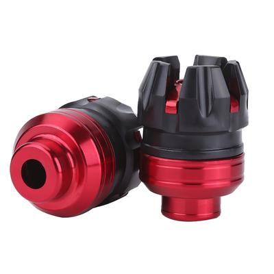 1 Paar Aluminium CNC Motorrad Roller Vorderradgabel Rahmen Schieber Sturzschutz Rot