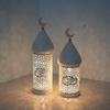 Hollow Pattern Moroccan Night Light Soft LED Light Masjid Lantern Moon LED Lamp  Eid Mubarak