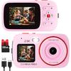 Digital Camera for Kids Teens Girls Boys, Point and Shoot Camera with Dual Screen Autofocus 16X Zoom, FHD 1080P 72MP Vlogging Camera, Compact Camera