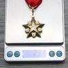 Soviet Marshal Gold Star Medal Grand General Gold Star Grand Marshal Gold Star Red Star Five Star Ribbon Brooch