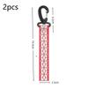 Reflective Safety Straps 2Pcs High Visibility Heavy Duty Carabiner Clips for Night Jogging Biking Camping Accessories