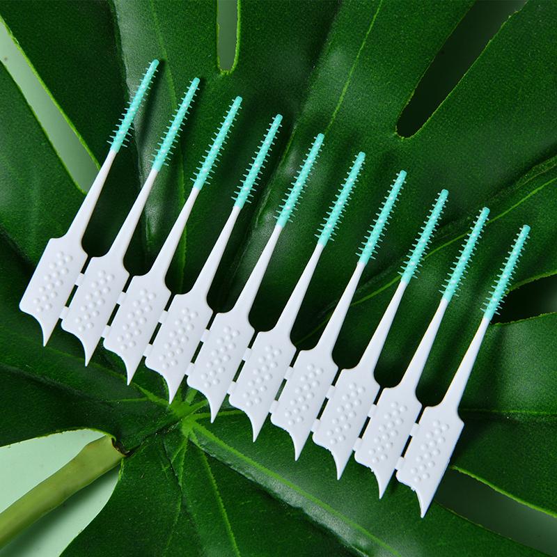 150Pcs Interdental Brush Soft Rubber Teeth Cleaning Tools Dental Care Oral Hygiene Toothbrush Between Teeth