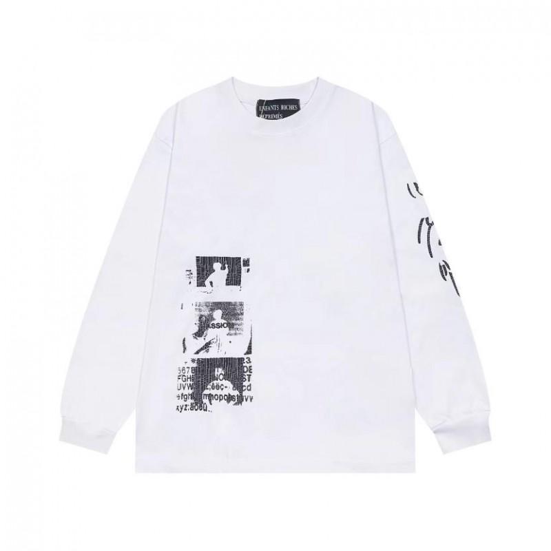 ERD Sad Rich Kid Lip Print Letter Oversized Hoodie Men Women