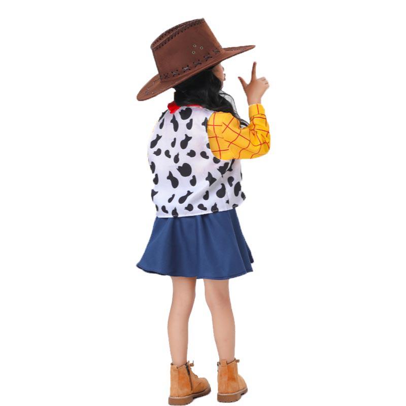 Halloween Toy Story Costume Hoodie for Adults & Kids - Woody Stage Performance Outfit