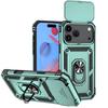 Magnetic Ring Shockproof Armor Stand Holder Case For iphone 17 Pro Max iphone17 Air 5G Slide Camera Protection Cover