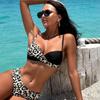 Women's Leopard Print Bikini - Stylish European and American Swimwear for a Sexy Beach Vacation