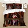 Set Biancheria da Letto Stampato 3D Anime L'Attacco dei Giganti Copripiumino Federe Piumone Set Biancheria da Letto Biancheria da Letto(NESSUN Foglio)