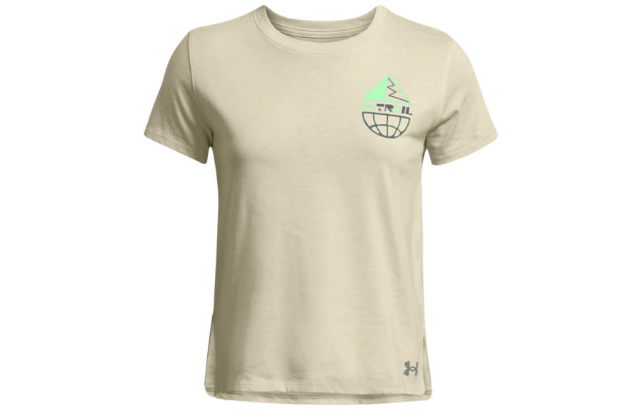 Under Armour Regular T Shirt Women s Pink Silt Gray 1383036-273 S