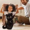 Almofada de Pelúcia Gato T Fofa Brinquedo de Pelúcia Boneca de Pano Longa para Dormir Almofada de Boneca Presente de Aniversário Infantil