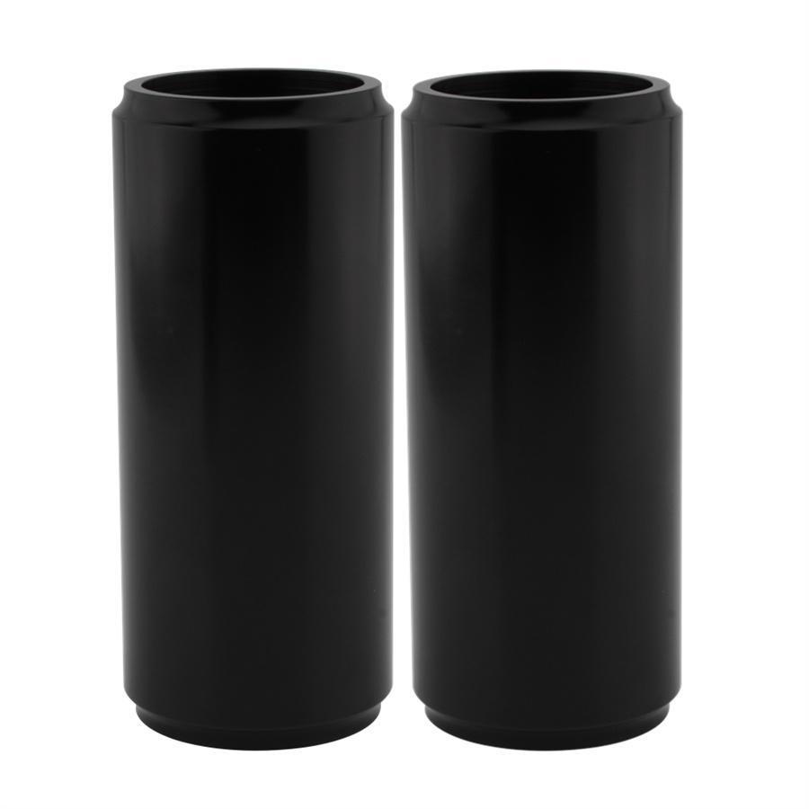 6ks Černé kryty prachovek vidlic Sada krytek trubek Pro Softail Breakout FXBR FXBRS 18-21