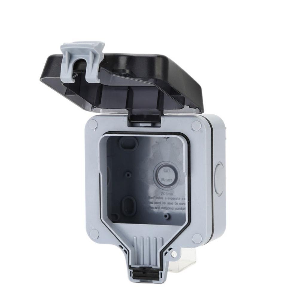 Waterproof Design Wall Switch Socket Dust Proof Power Socket Case Electrical Power