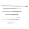 7pcs Stainless Steel Ear Cleaner Set Earpick Ear Wax Remover Spiral Earpick Ear Cleaning Tools