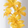 High Branch Lilies Artificial Flowers For Home Wedding Decor With Silk Material And Realistic Design
