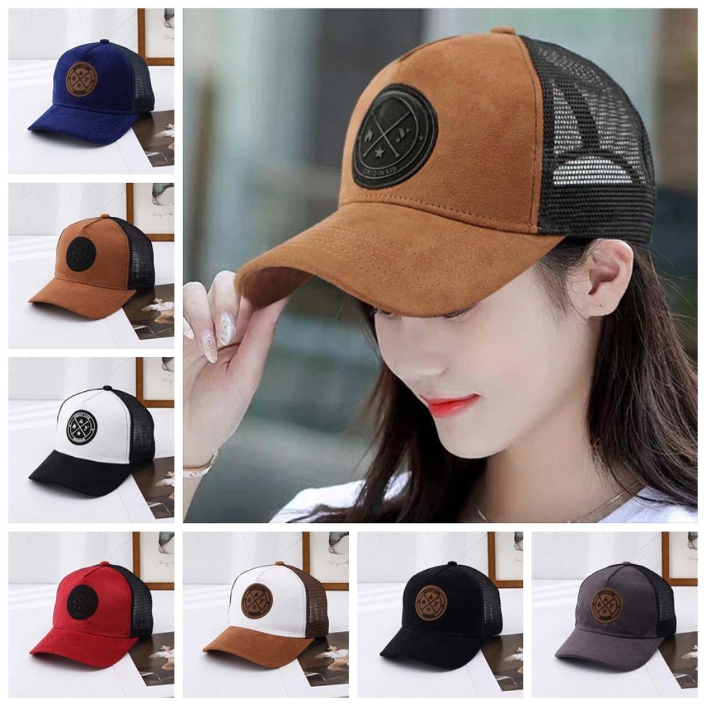 Hollow Out Mesh Peaked Cap Breathable Women Sunshade Hat Trendy Men Baseball Hat  Versatile