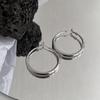 2024 Trendy Silver Hoop Earrings for Women – S925 Needle, Round Shape, Elegant and High-End.