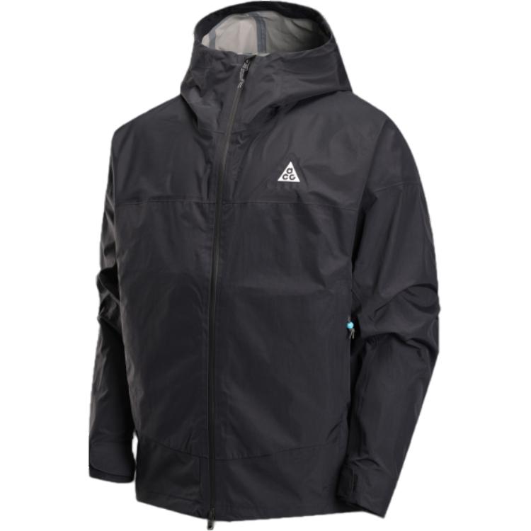 Nike ACG Storm-Fit Adv Morpho Hooded Fashion Soft Versatile Long Sleeve Waterproof Jacket Men Jackets Black HJ2688010