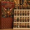 Festive Decoration for Home 2026 Nutcracker Advent Calendar, 24-Day Acrylic Ornament Set with Classic Party Favors Children Soldier Figures, Christmas