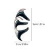 Devil Claw Cuff Earring Gothic Jewelry Punk Ear Cuff for Women Men Fashion Nonpiercing Ear Jewelry Ear Clip for Daily