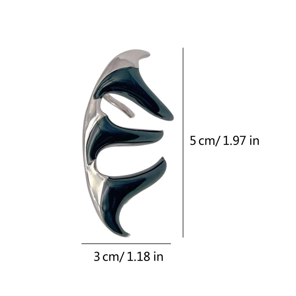 Devil Claw Cuff Earring Gothic Jewelry Punk Ear Cuff for Women Men Fashion Nonpiercing Ear Jewelry Ear Clip for Daily
