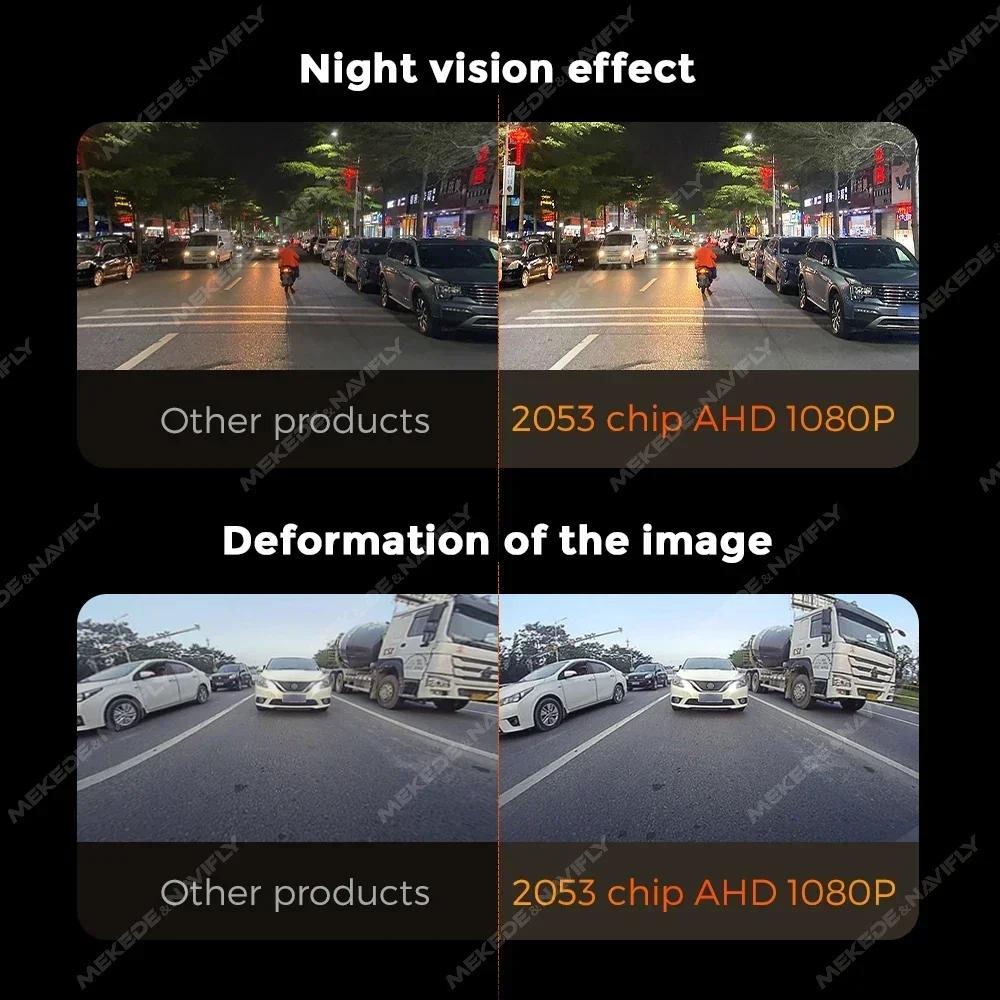 2053 Chip AHD 1080P Rear Camera for Android Multimedia Player 170 Degree MCCD Fisheye Lens Night Vision IP68 Car Reverse Backup