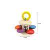 Infant Comfort Toy Wooden Handbell0-3Year-Old Baby Grip Exercise Rattle Drum Gifts for Boys and