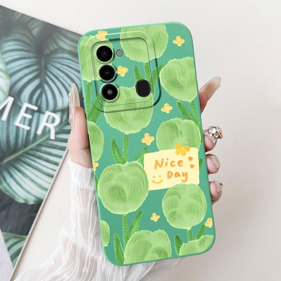 For Tecno Spark 8C Case KG5k KG5j KG5n Luxury Candy Painted Cover Soft TPU Shell For Tecno Spark Go 2022 KG5 Spark8C Phone Cases