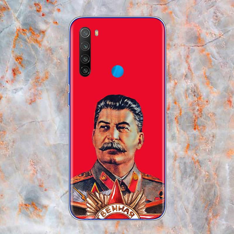 

Силиконовый чехол «Сталин Советский Союз» для Xiaomi Redmi Note 9 9A 9AT 9C 9S Pro Max 9T 8T 8 7 6 5 Pro 5A 4X4, чехол для телефона Redmi Note4(32 64GB)