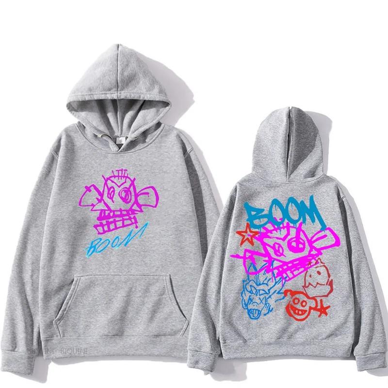 Arcane Jinx Cartoon Kapuzenpullover Langarm Harajuku Kawaii Mode Sweatshirt Grafikdruck Vintage Kleidung Niedliche Kapuzenpullover & Sweatshirts Herren