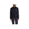 Levis Solid Color Square Neck Single Breasted Long Sleeve Jacket Men jackets Dark-Blue A5883-0000