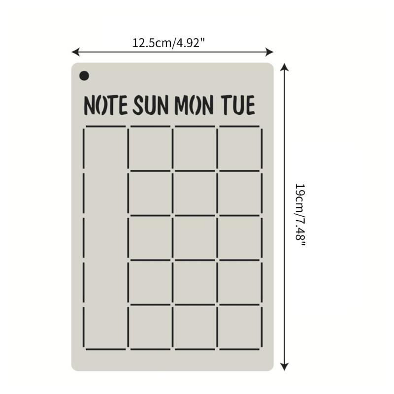 20 Pezzi Modelli per Diario Stencil per Scrapbooking per Diario A5 Fai da Te Planner Quaderno Graffiti Pittura Progetto Creativo Fai da Te