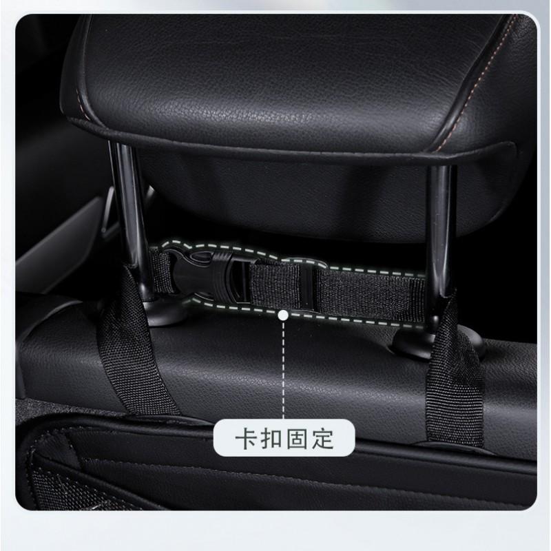 Large Capacity Car Trunk Organizer Bag Hanging Storage Pouch SUV Sedan Multi Compartment Leather Rear Cargo