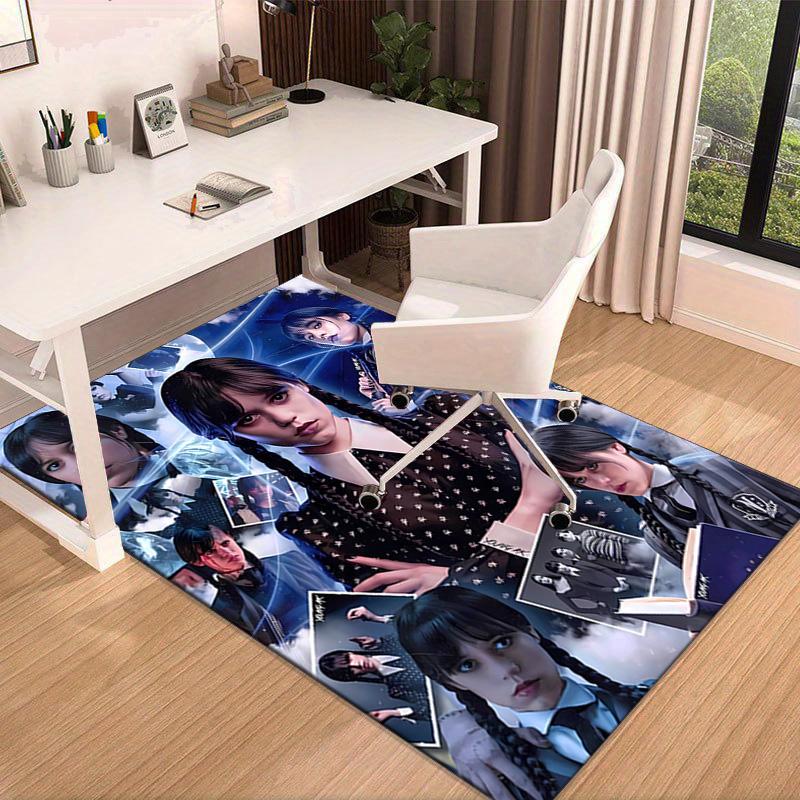 Wednes-day Gothic Family Reunion Carpet, Chair Rug,Rug for Office Bedroom living rooms, Doormat decor Fan Gift Christmas Gift