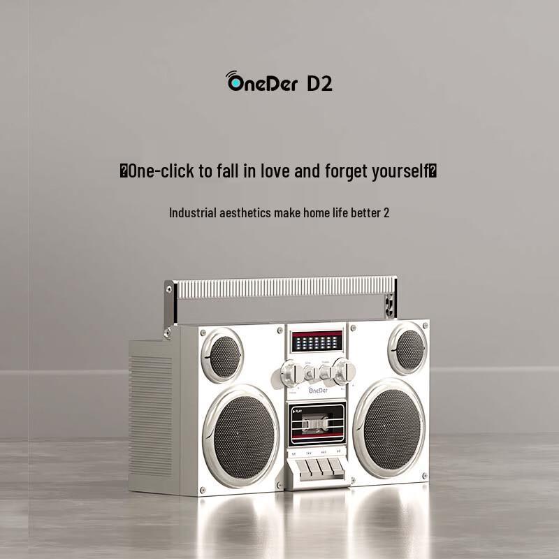 

Huanda D2 Retro Portable Bluetooth Speaker with FM Radio