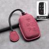 Fit For Land Rover Range Rover Sport Evoque Freelander Fit For Jaguar Xf Xj Xe Xjl Xf Genuine Leather Auto Smart Key Fob Case Key Ring Auto
